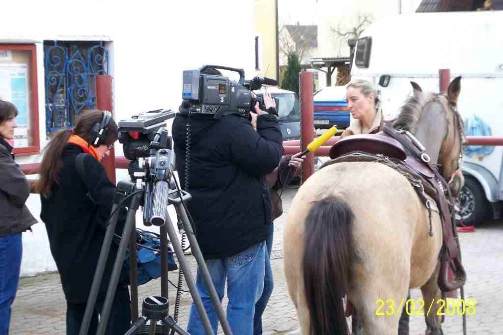 Fernsehauftritt Lehrgang mit LG-Zaum