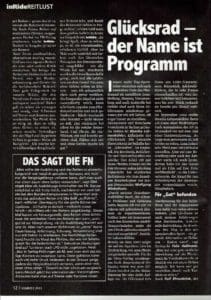 InRide LG-Zaum ist Programm