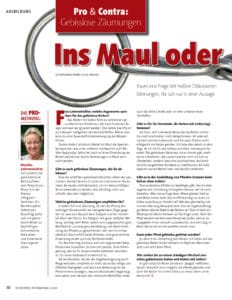 ReiterRevue Pro Contra Gebisslos Reiten Text 02